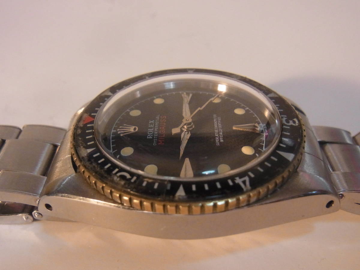 ■古いロレックス≪ミルガウス≫自動巻 ヴィンテージ ROLEX 売切り_9