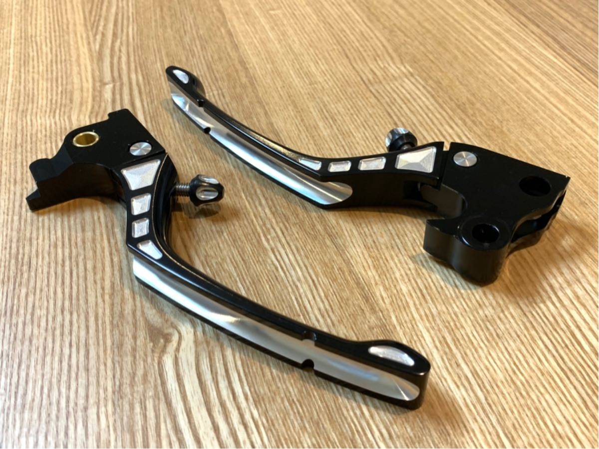  g BK 2014-2019 コントラストカット ブレーキレバー クラッチレバー セット スポーツスター XL883N XL1200X フォーティーエイト アイアン(ハーレーダビッドソン用)｜売買されたオークション情報、ya ハーレーダビッドソン用