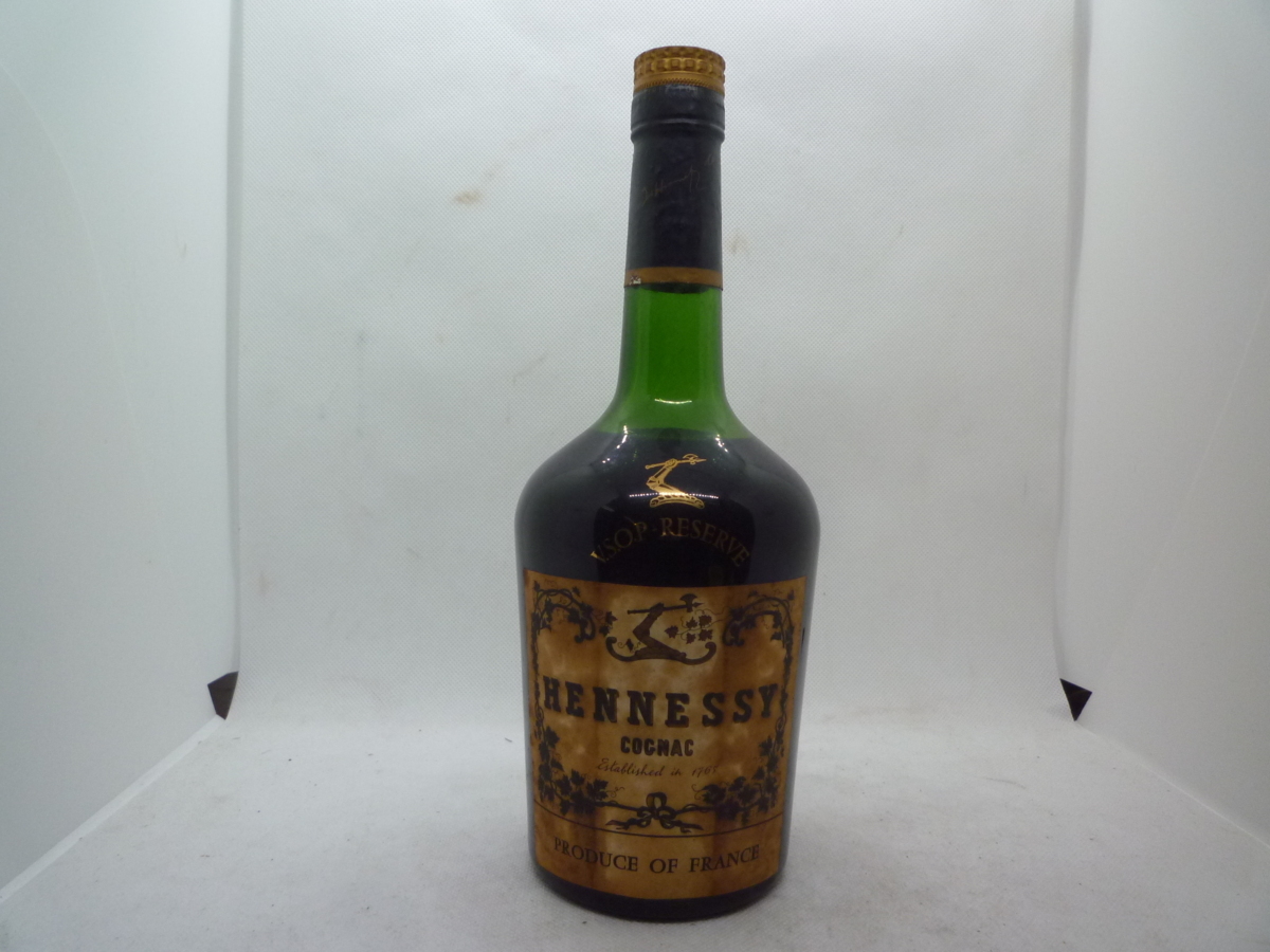 【古酒 未開栓】Hennessy VSOP Reserve グリーンボトル 古酒 未開栓】【1000円スタート】HENNESSY V.S.O.P RESERVE ヘネシー