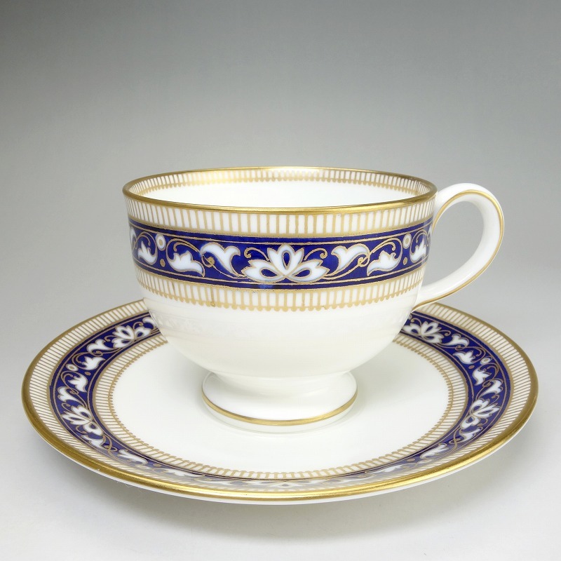 大得価，限定セール ウェッジウッド Wedgwood コバルトブルー金彩装飾 W1430 ティーカップ&ソーサー リー G906 Bランク(ウェッジウッド)｜売買されたオークション情報、yahooの商品情報をアーカイブ公開 - オークフ ウェッジウッド
