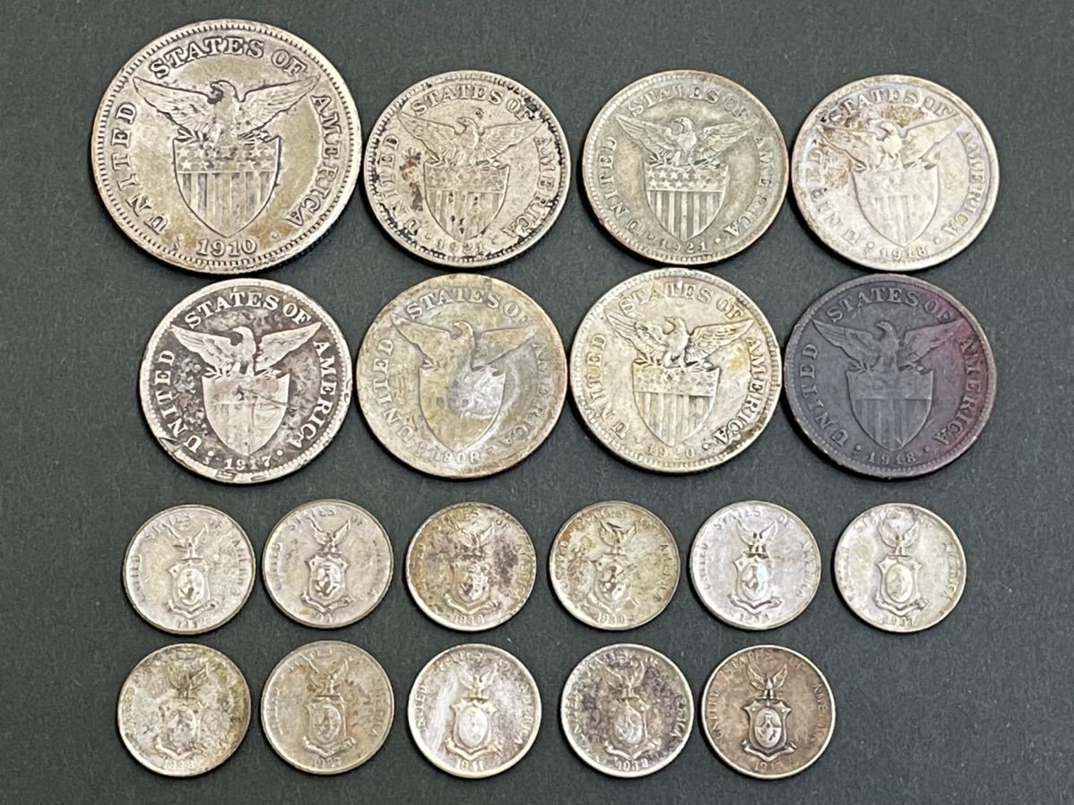 古銭 フィリピン 1ペソ銀貨 コイン 1907年 コレクション 外国銭 硬貨