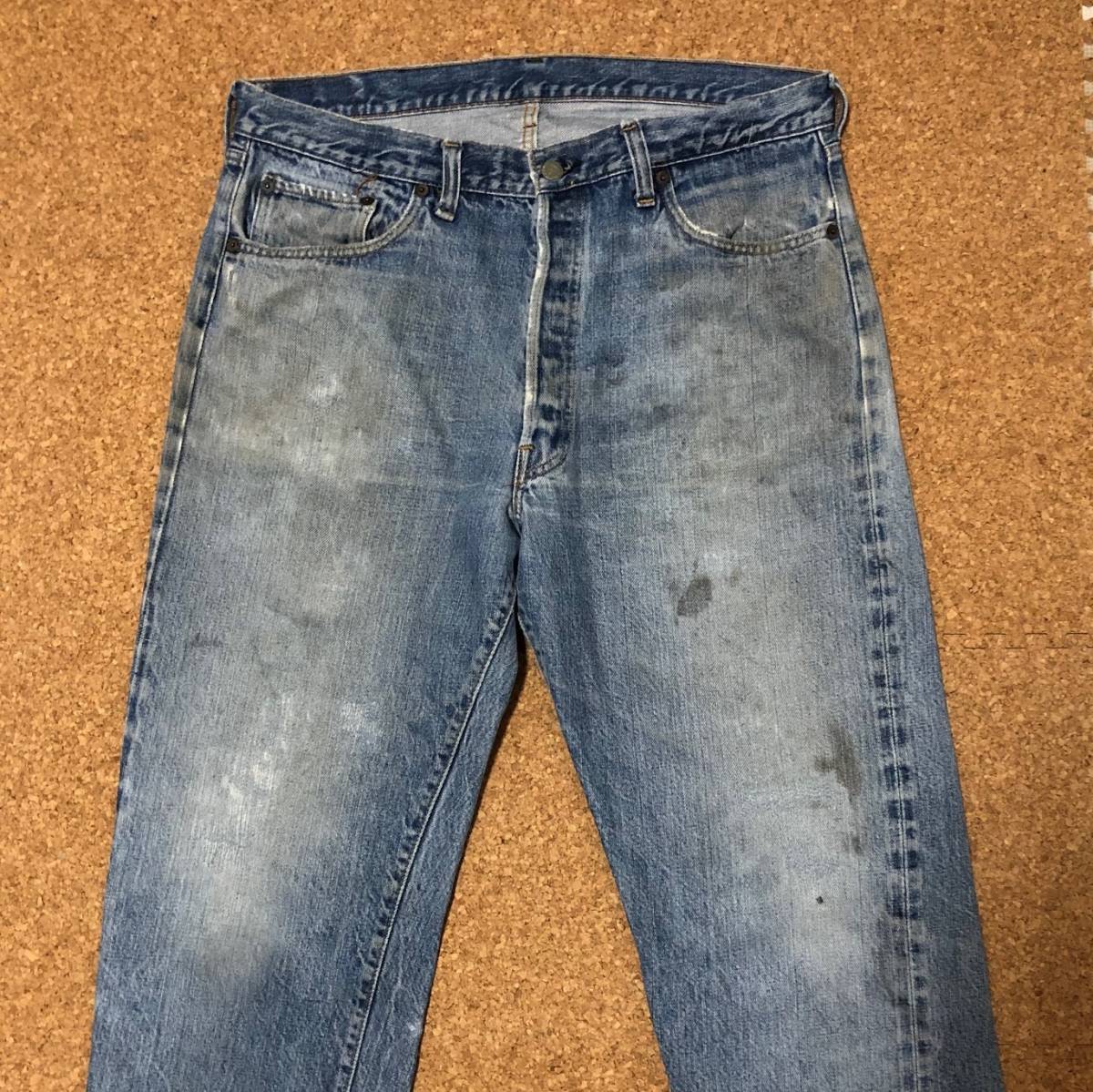 70S リーバイス501 66前期 実寸約W36インチ リペア済み 70S LEVIS リーバイス501 66前期 実寸36インチ リペア済み オリジナル