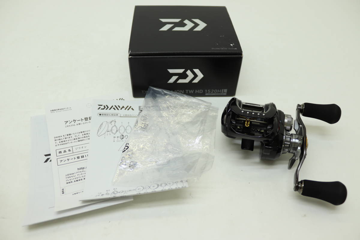 64EY☆DAIWA ジリオン ＴＷ HD 1520HL リール ダイワ ZILLION 箱あり