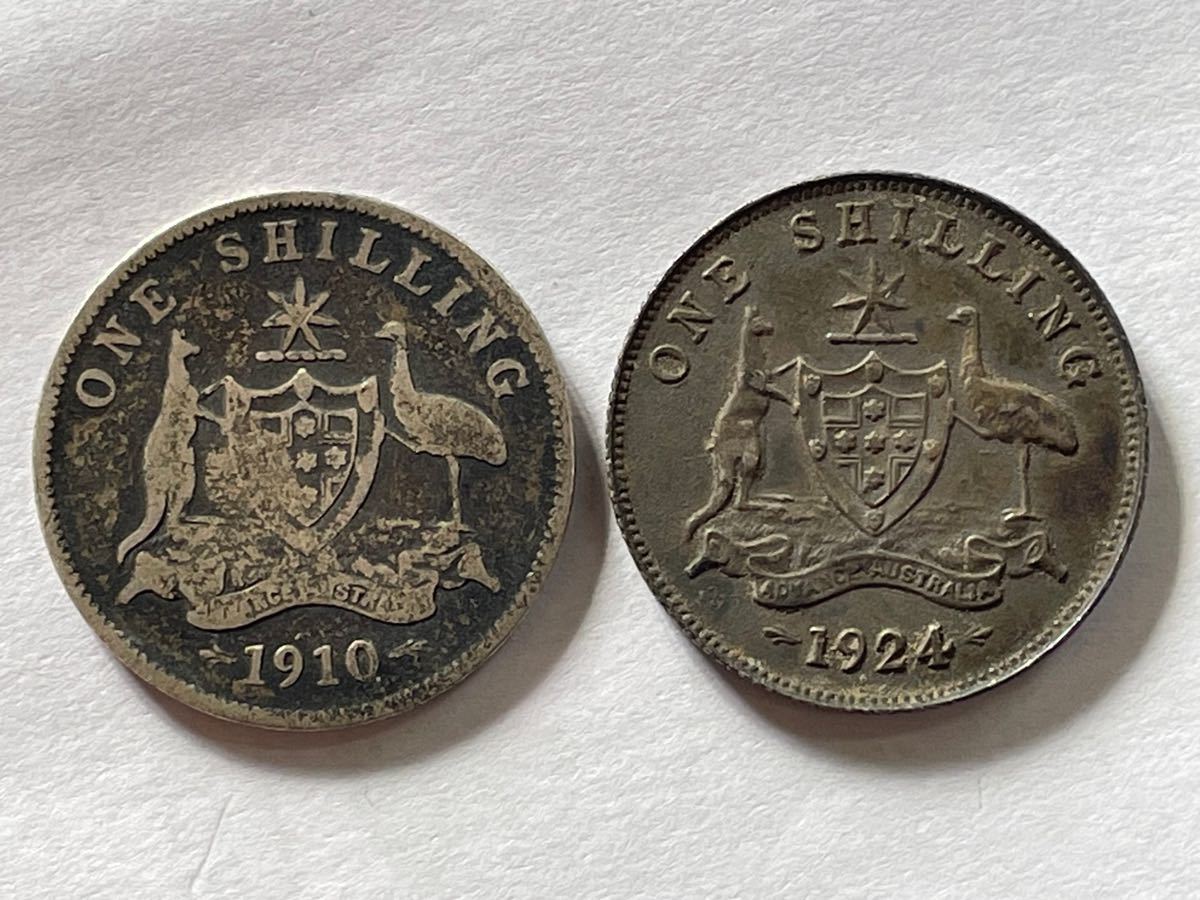 オーストラリア 古銭 銀貨 - パース造幣局創立125周年 1ドル銀貨4種