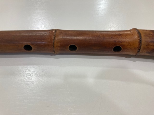 尺八本体 竹製 5穴 約52㎝ : 楽器・音響機器