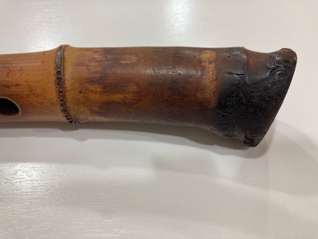 尺八本体 竹製 5穴 約52㎝ : 楽器・音響機器