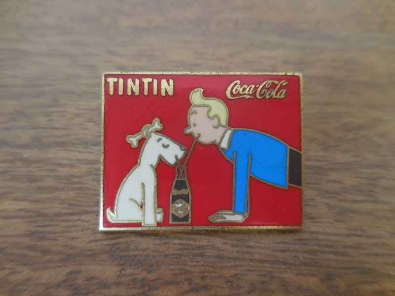 Coke ピンズ Tintin Stock ピンバッジ ☆フレンチ ☆41439