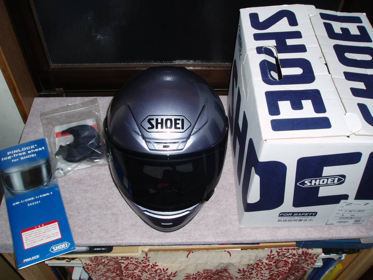 SHOEI Z-7 パールグレーメタリック　美品
