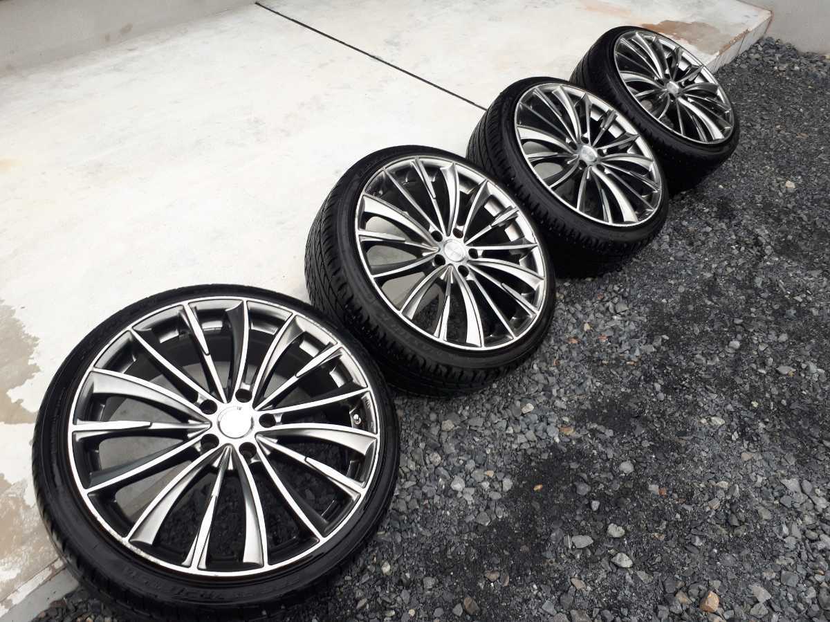 BIGWAY Leyseen 225/35ZR20 4本セット 18年製 20X8.5J +52 114.3 5穴 
