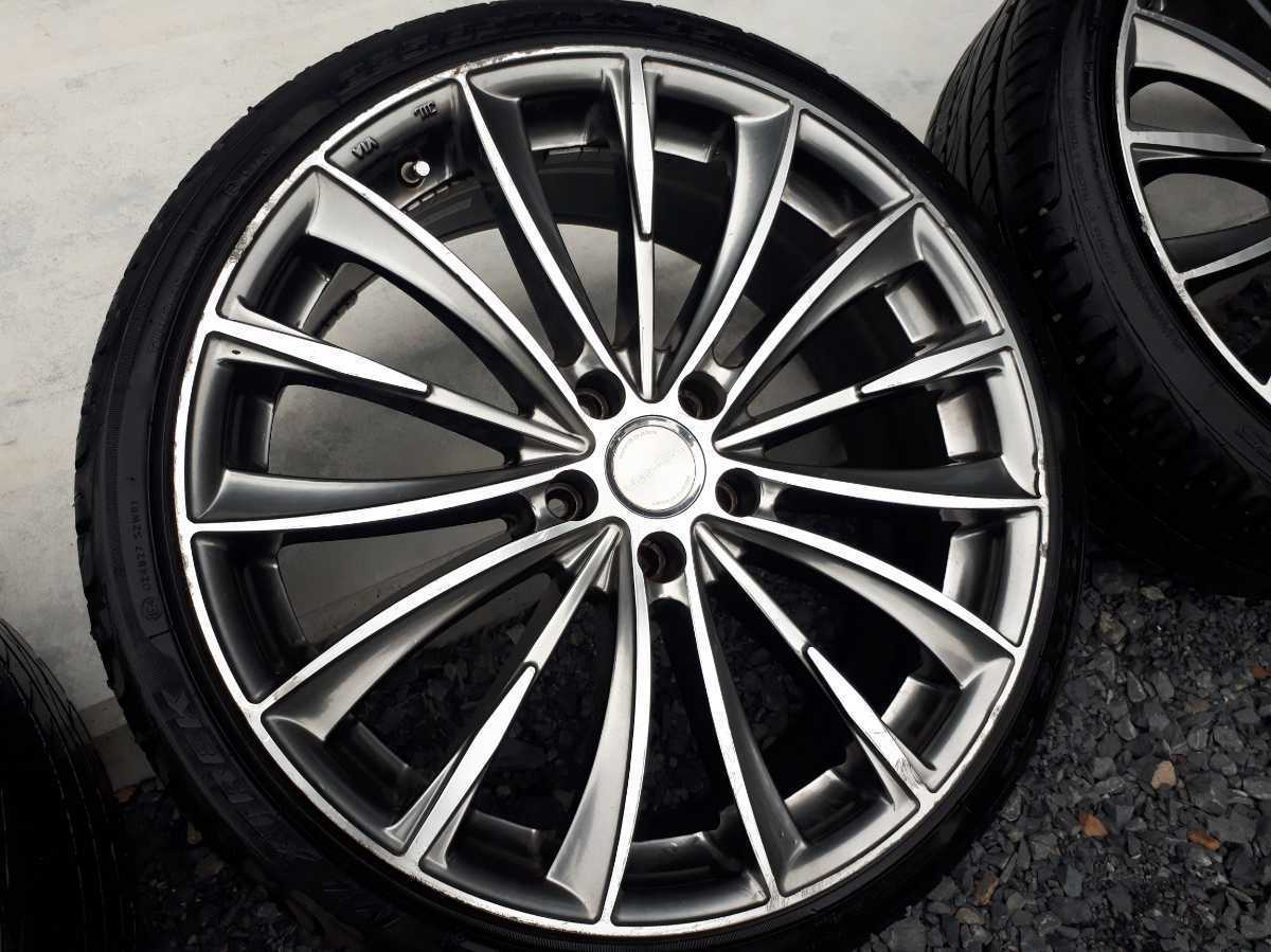 BIGWAY Leyseen 225/35ZR20 4本セット 18年製 20X8.5J +52 114.3 5穴 