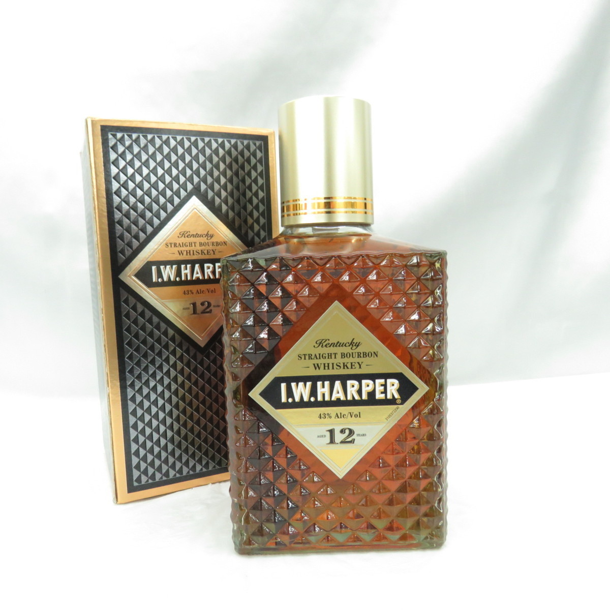 同梱不可】I.W.HARPER ハーパー 12年 箱有 750ml 43% 未開栓 古酒 Z061038