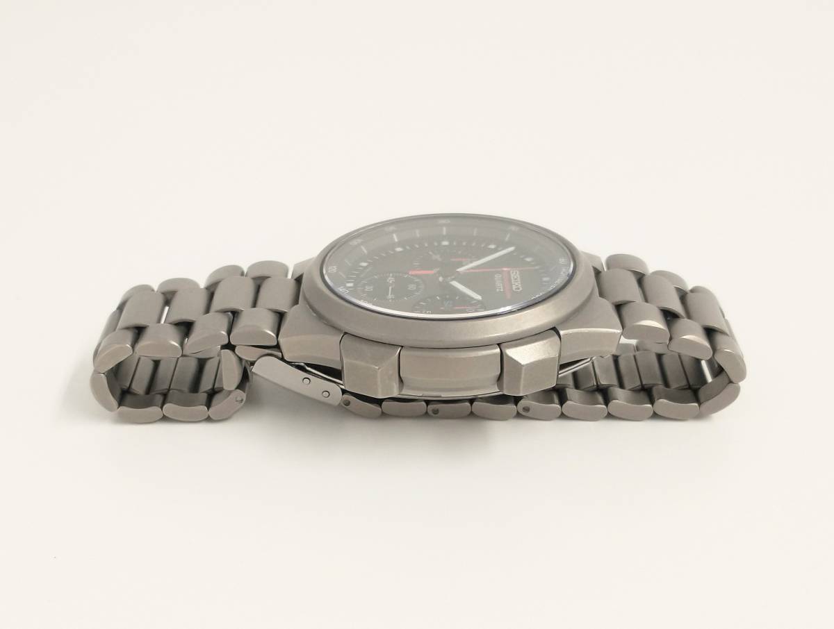 希少 SEIKO☆セイコー スピードマスター クロノグラフ チタン メンズ