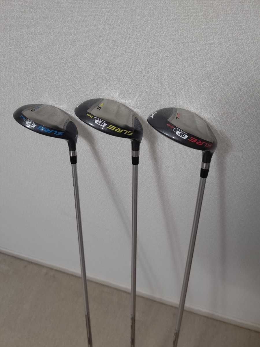 Mizuno SURE DD MI 5 6 7番セット　ユーティリティアイアン ミズノ SURE DD 2.0 MI / 5番、6番、7番、3本セット DD SURE