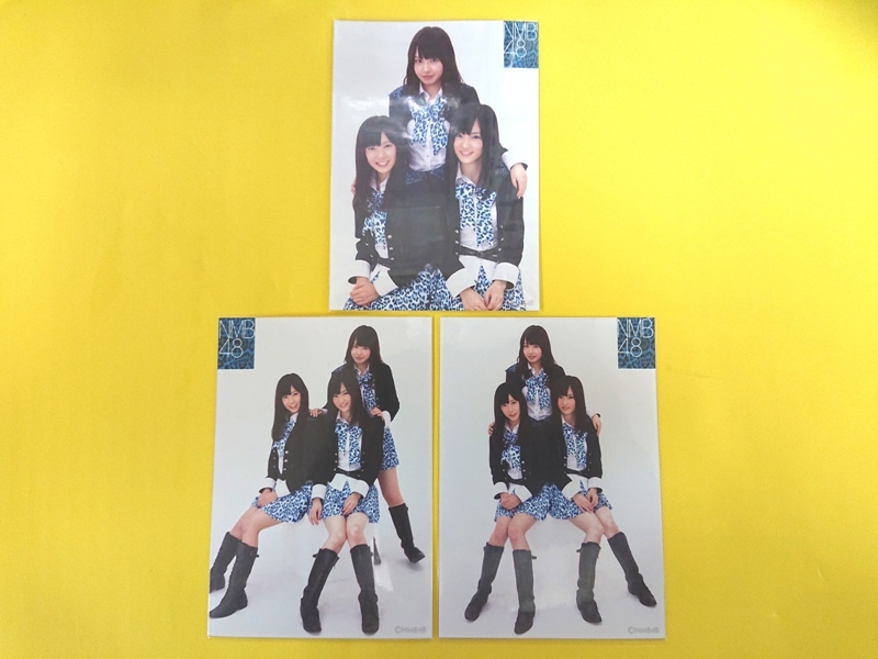 NMB48 山本彩 渡辺美優紀 山田菜々 3人集合【SHOP限定クリアファイル  