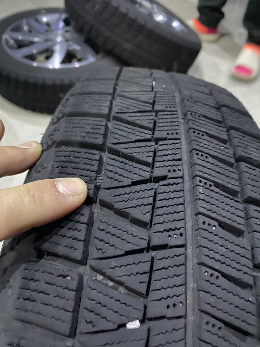 155/65R14 スタッドレス ブリヂストン REVOGZ 16年製 スズキ パレット 
