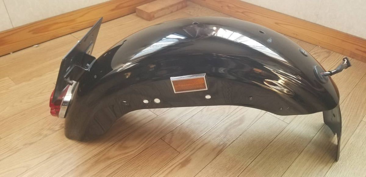 ハーレー☆スポーツスター☆XL1200☆XL883☆リヤフェンダー☆ブラック 
