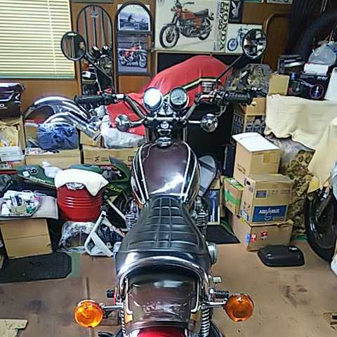 佐賀発 動画有り kawasaki (Z1) 900cc オートバイ 車検令和5年10月4日 走行距離26516マイル 74年7月製造 kawasakiサービスカード有ります_5