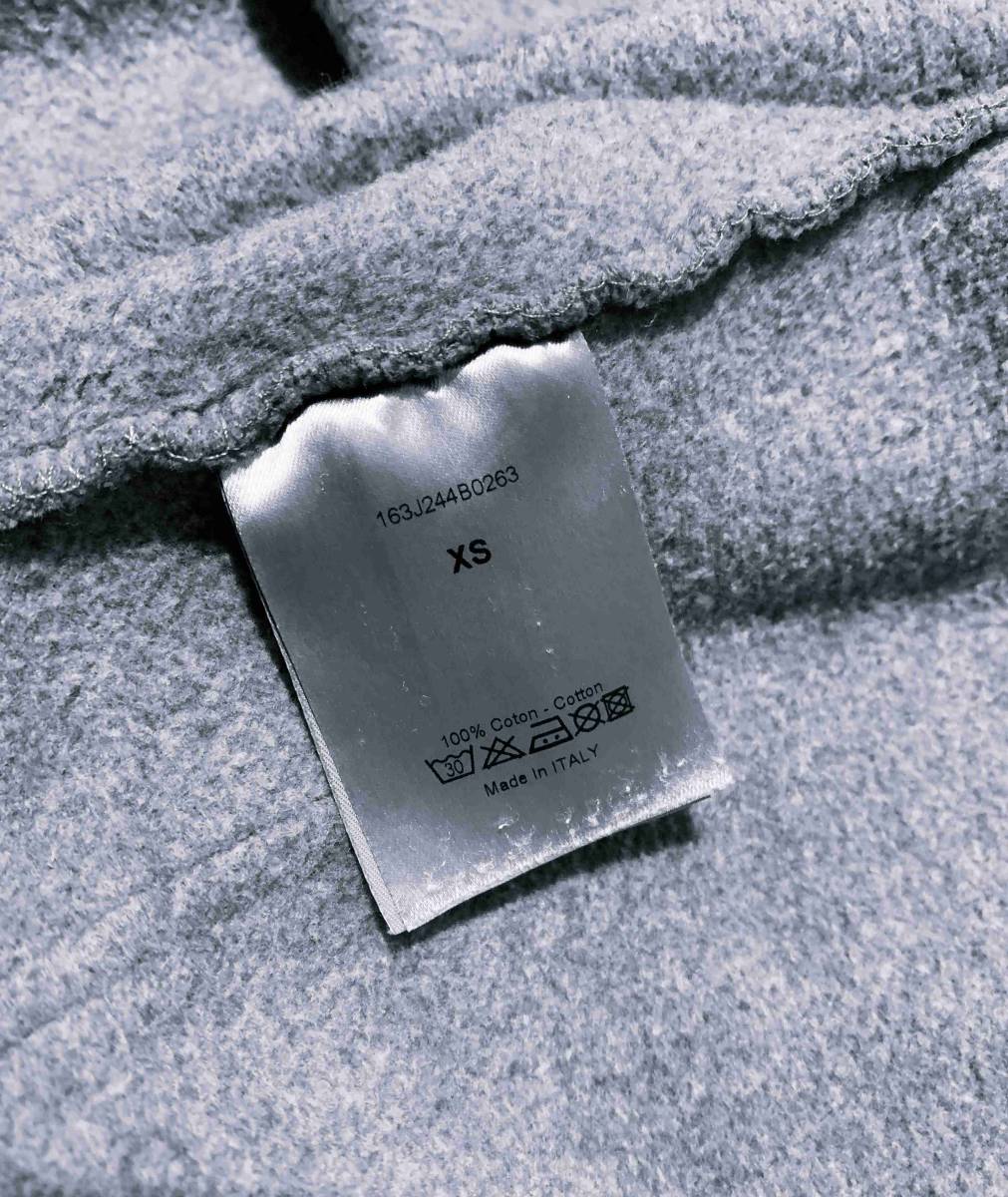 DIOR HOMME 蜂刺繍 ジップアップパーカー グレー 1円スタート!!】Dior HOMME ディオール オム ◇ ジップアップパーカー