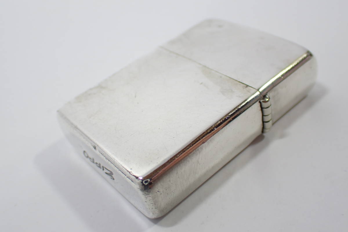 66406 ZIPPO STERLING 斜字体 筆記体 旧ロゴ イタリック体 中心 中央 