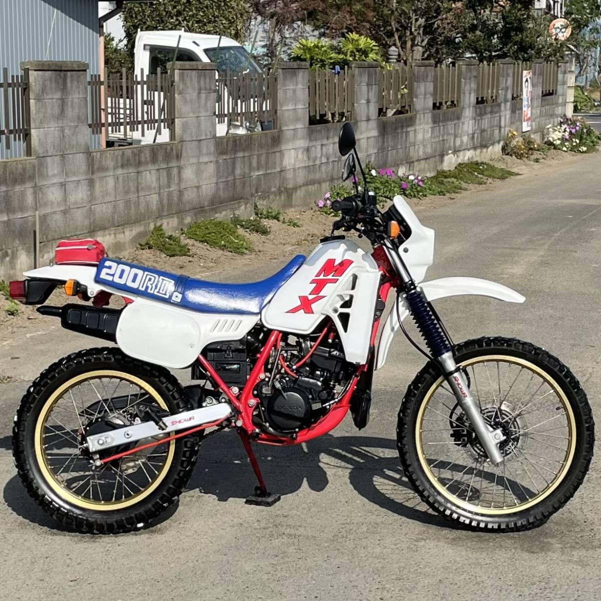 MTX200R 実動 書類付き MD13 絶版車 希少 2スト ホンダ 検）MTX KDX DR  