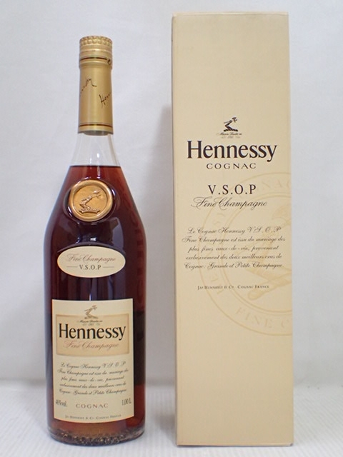 m226 / 古酒 未開栓 Hennessy ヘネシー VSOP COGNAC コニャック 1000ml