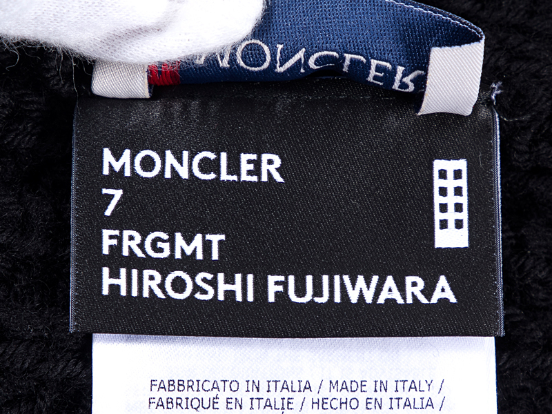 BF】美品 7 MONCLER FRGMT HIROSHI FUJIWARA 藤原ヒロシ ビーニー