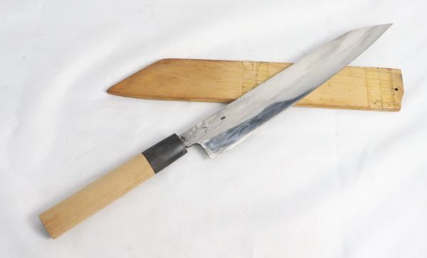 祐成　柳刃包丁　刃渡り17.5cm 正規代理店経由 【ト滝】 希少 佑成 すけなり 柳刃包丁 刃渡り約25.5cm