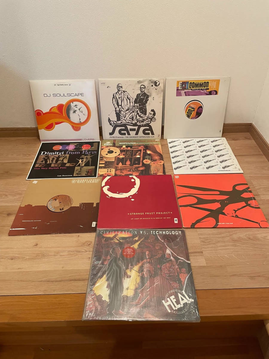 盤 HIPHOP CLUB MUSIC名盤 10枚セット レコード SA-RA COMMON DJ