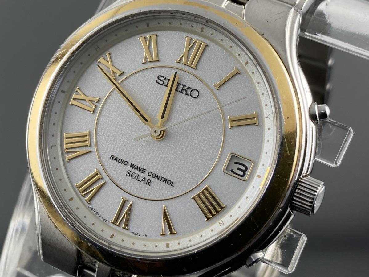  A743 ク ソーラー電波時計 1円 メンズ腕時計 セイコー SEIKO RADIO WAVE CONTROL 7B22-0AM0(セイコー)｜売買されたオークション情報、yahooの商品情報をアーカイブ公開 - オークファン その他