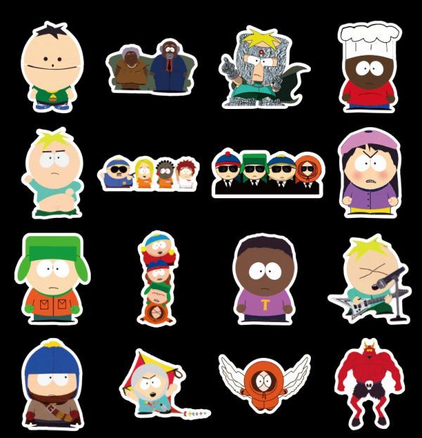 サウスパーク South Park 新柄 アメコミ アメリカアニメ キャラクター ステッカー50枚の質問一覧