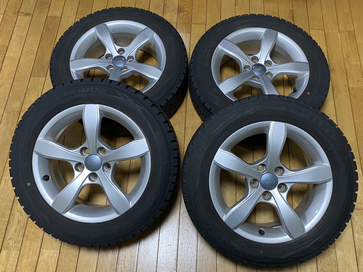 Audi スタッドレスタイヤ 5H100 15インチホイールセット A1 