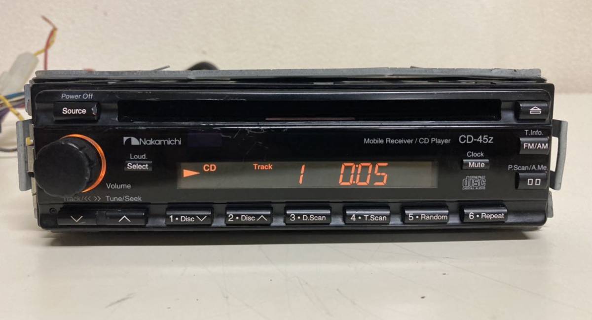 Nakamichi CD-45z ナカミチ 1DIN CD-45Z CD ﾅｶﾐﾁ 1dinCDﾃﾞｯｷ Audio Car