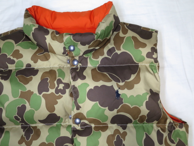 POLO RALPH LAUREN ポロ ラルフローレン ☆ 迷彩 ダウンベスト 