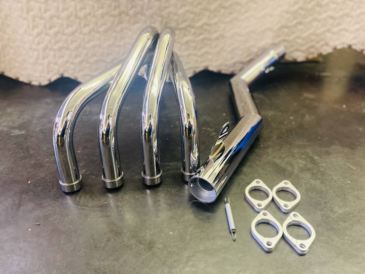 正規品，100%新品 ＝ 品 ＝ kawasaki Z900RS 専用 メッキ ショート管 分割式 マフラー 検 BEET ビート ヨシムラ モリワキ over Z1 Z2 旧車 復刻(マフラー本体（社外）)｜売買されたオークション情報、yahooの商品情報をア カワサキ用