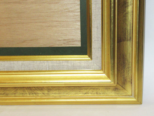 F6号 未使用 油彩額縁 フレーム ガラス 油絵用 アンティーク ゴールド