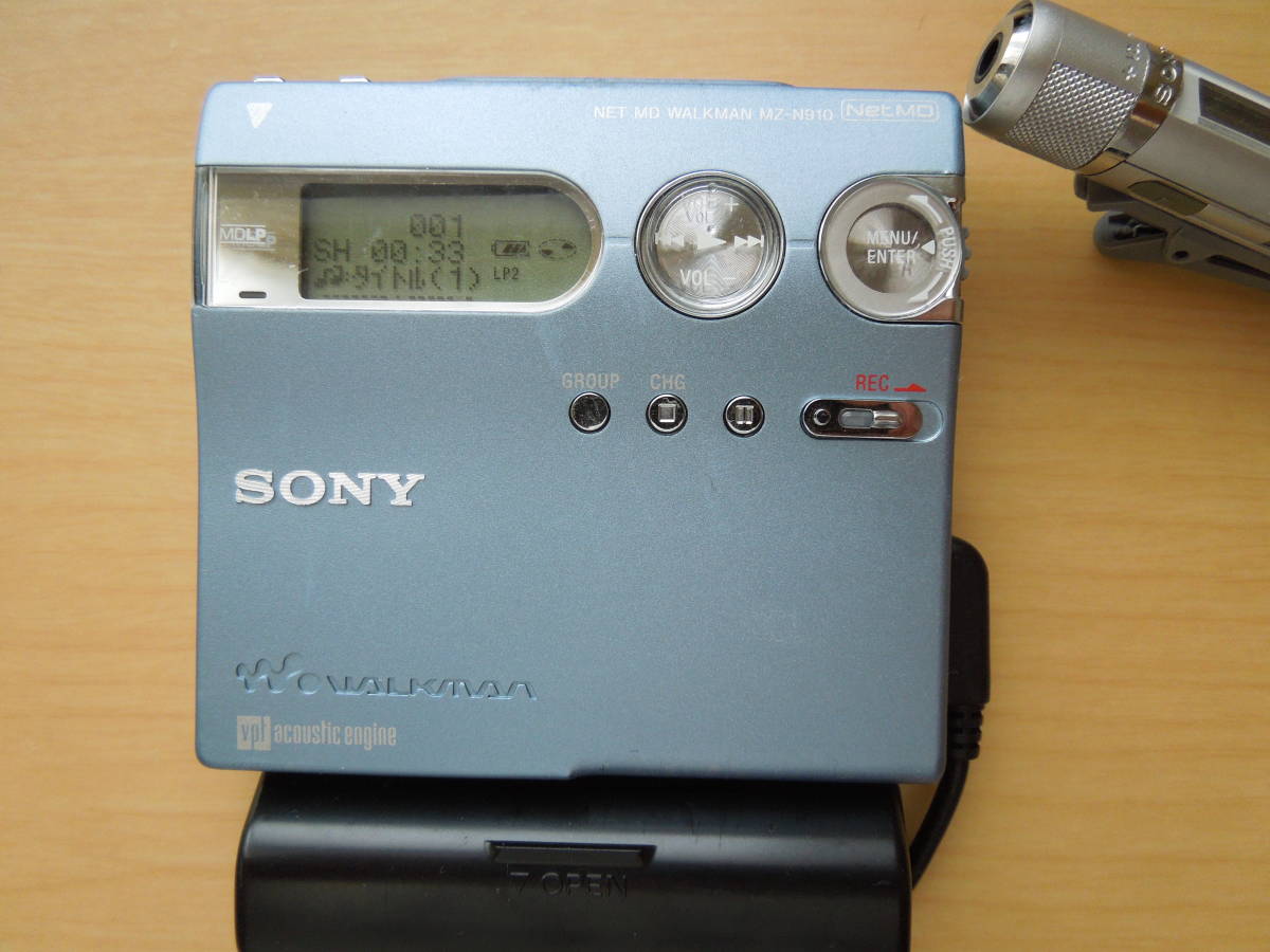 sony MDウォークマンMZ-N910稼動品 MZ-N910 ソニー SONY MZ-N910 動作
