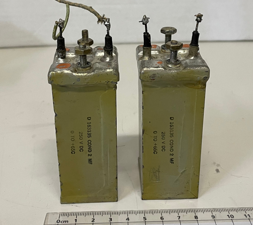 Western Electric D163135 2MF 250VDC 同ロット ペアー