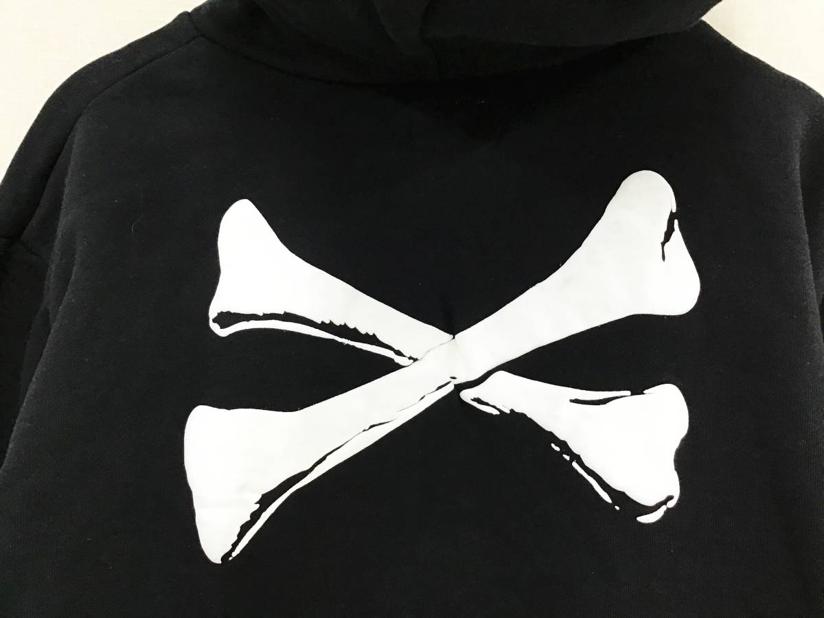 WTAPS クロスボーン パーカー XLサイズ 黒/ブラック コットン100 