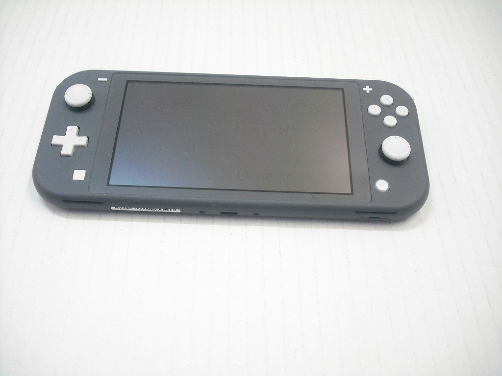 C7776☆ニンテンドースイッチライト本体のみ グレー 動作確認・初期化