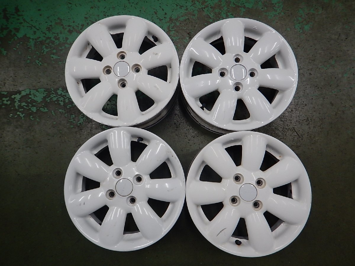 中古 スズキ アルトラパン HE22S 14x4.5J 4H 100 純正ホイール 4本セット【個人宅配不可】