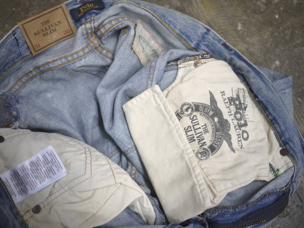 BTS ジミン着】正規新品 36/32 Polo Ralph Lauren SULLIVAN REPAIRED