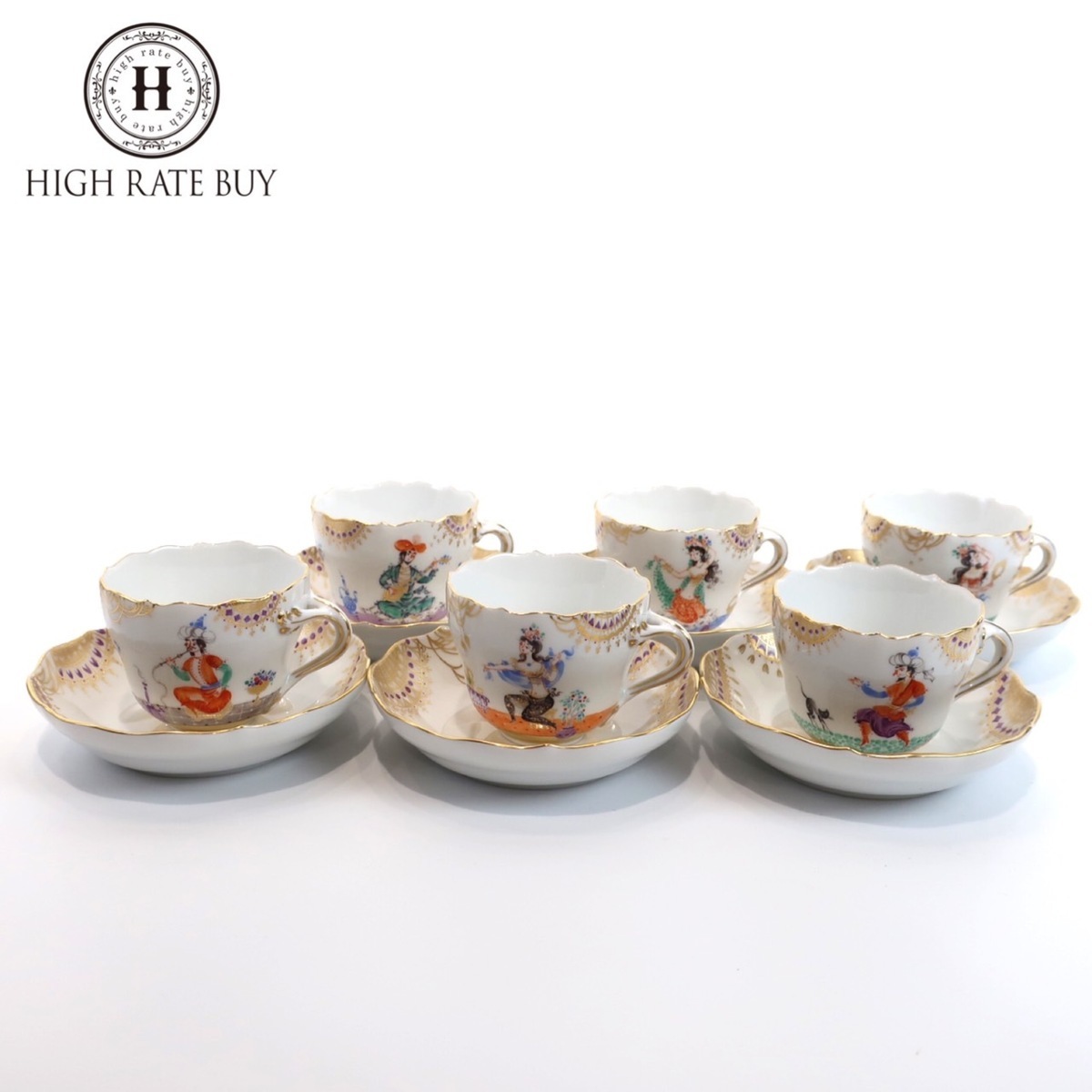 1円スタート 未使用 MEISSEN マイセン 千夜一夜物語 アラビアンナイト 