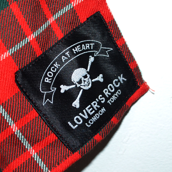 SUPER LOVERS スーパーラヴァーズ ボンテージパンツ チェック PUNK L SUPER LOVERS &frasl; ブラック 未使用 新品