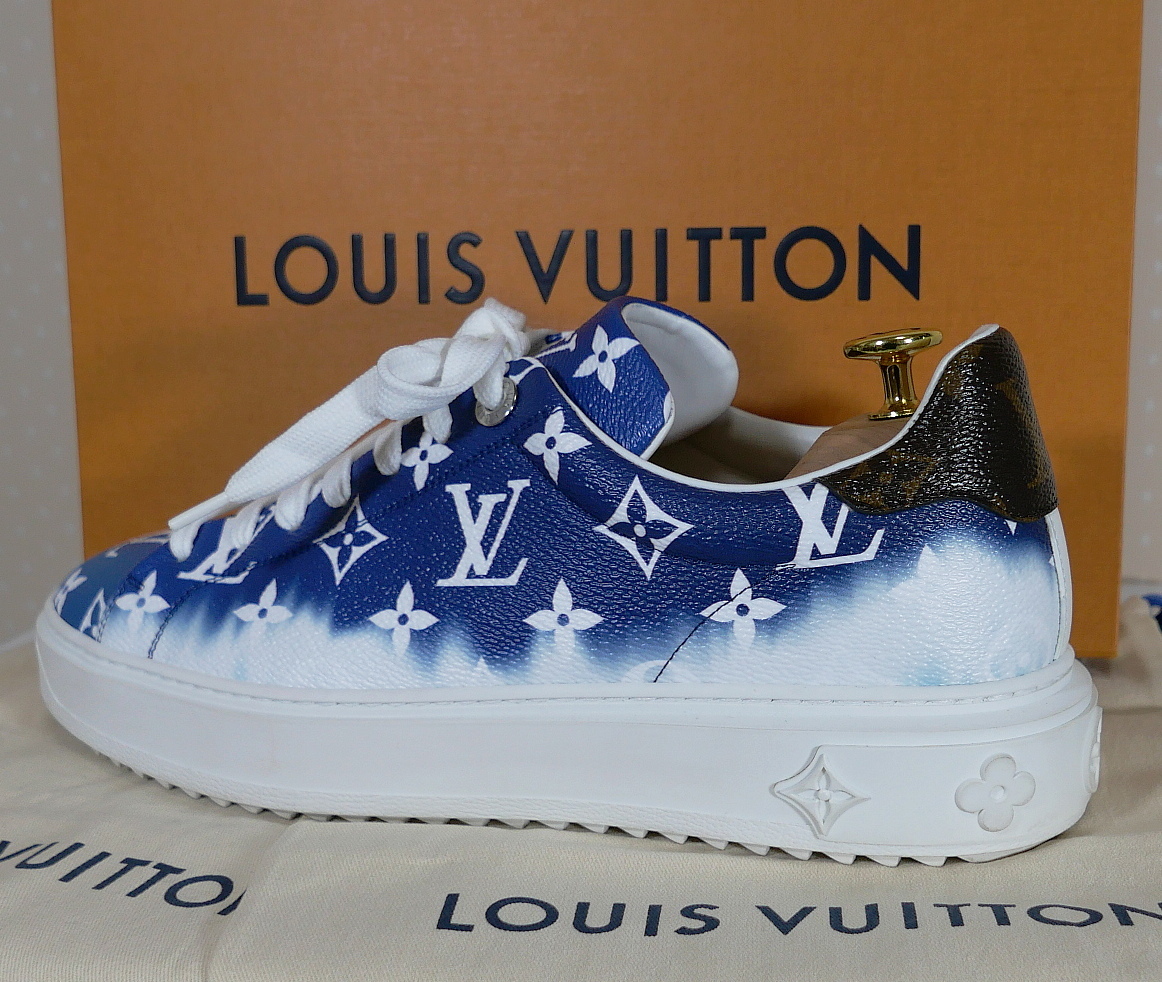 【人気定番，正規品】 LOUIS VUITTON ルイ ヴィトン タイムアウト ライン スニーカー 41 国内正規品(男性用)｜売買されたオークション情報、yahooの商品情報をアーカイブ公開 - オークファン 靴