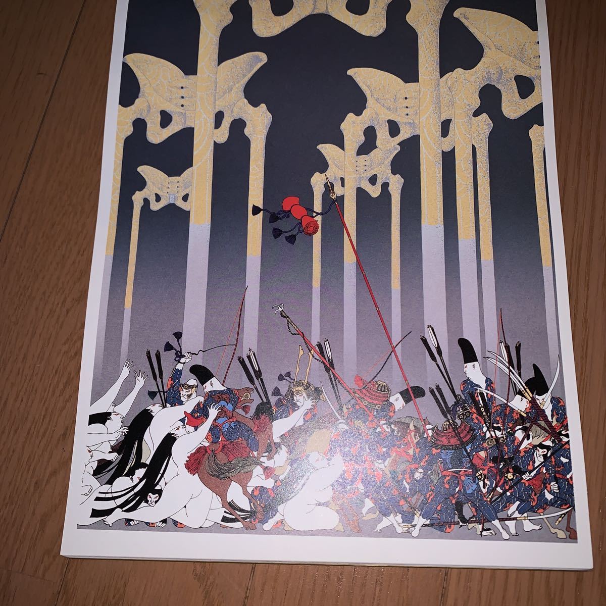 源平 Hideo Takeda 武田秀雄 イラスト入り 直筆サイン本 /紋々 刺青