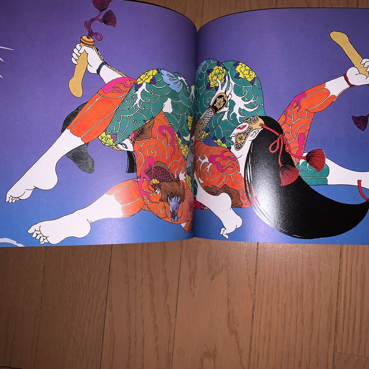 源平 Hideo Takeda 武田秀雄 イラスト入り 直筆サイン本 /紋々 刺青