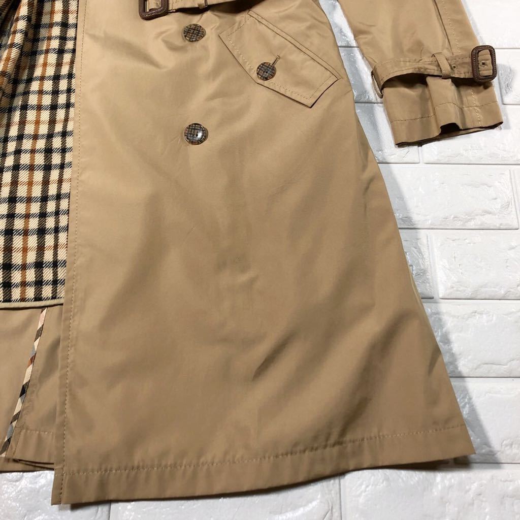 ☆クリーニング済！ライナー付/チェック柄☆ダックス DAKS