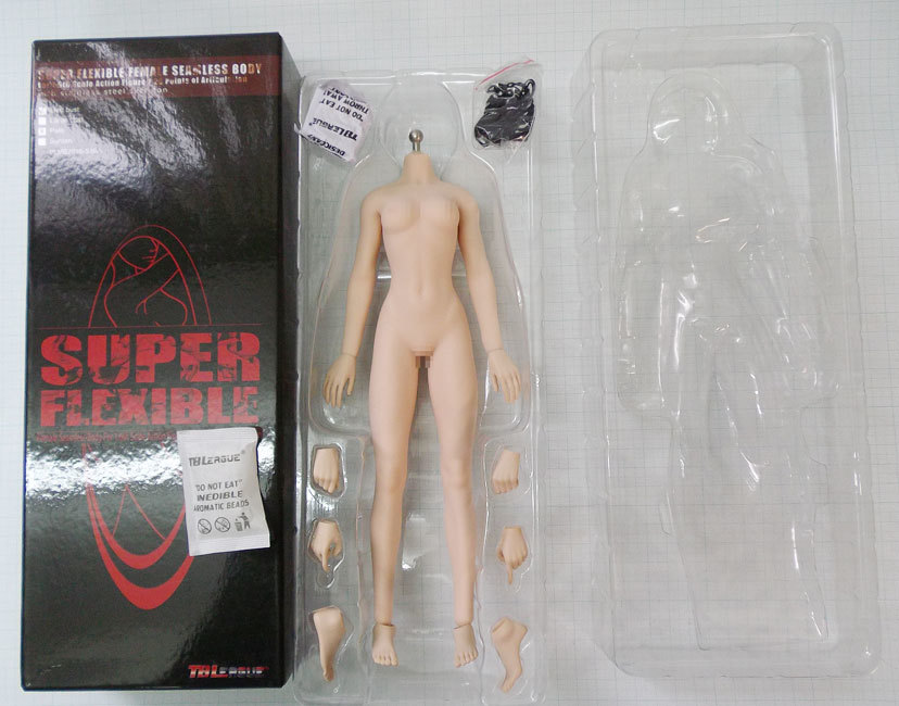 1/6 フィギュア　検　クールガール　tbリーグ　女性　ファイセン TBLeague 1/6 シームレス女性素体 S16A Pale（ヘッドなし）バスト