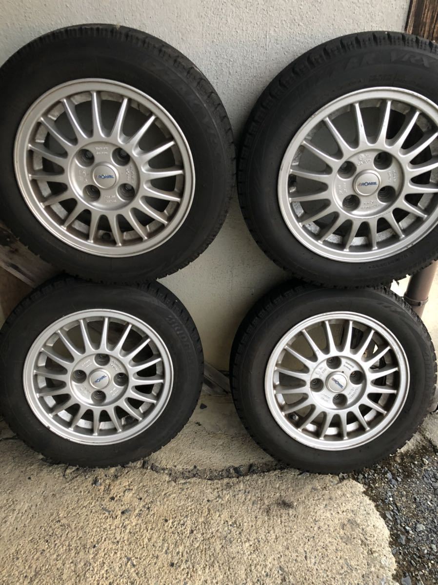 超激得，得価 ロナール RONAL 13インチ 条件付 4H-100 5.5J ET38 VRX 155/65-13(スタッドレスタイヤ)｜売買されたオークション情報、yahooの商品情報をアーカイブ公開 - オークファン 4穴