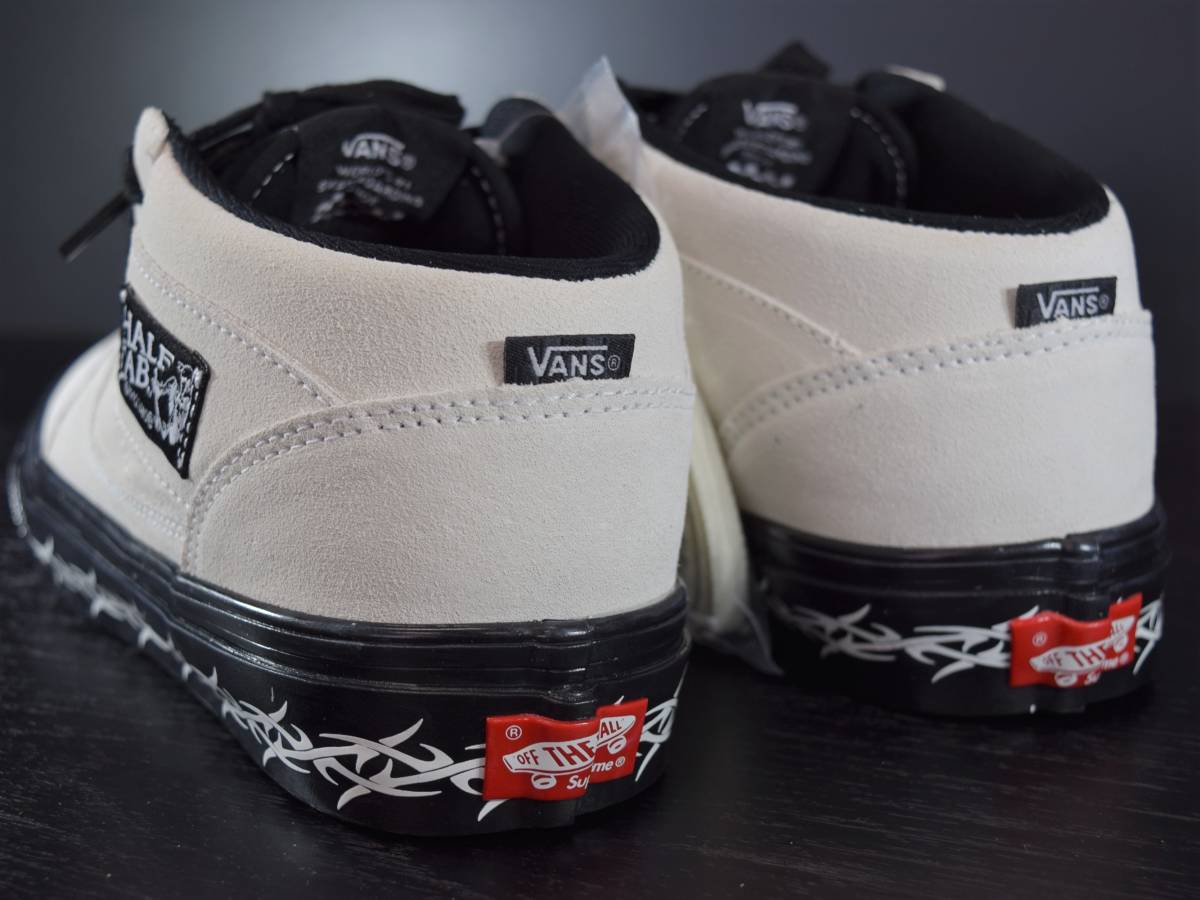 送料無料』【新品未試着 付属品完備 新作!】26CM Supreme×Vans Half 